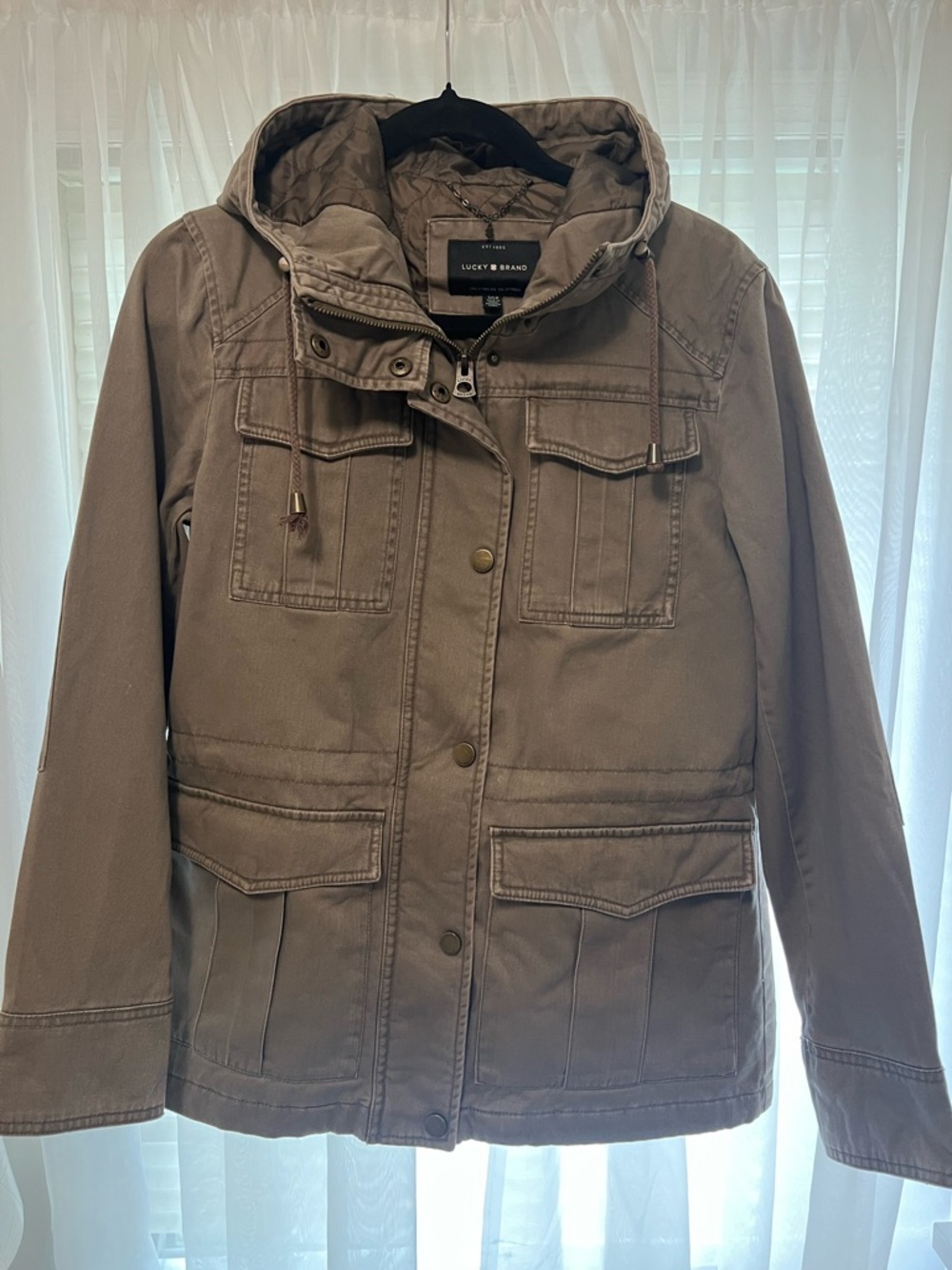 Lucky Brand Utility Jacket in Khaki